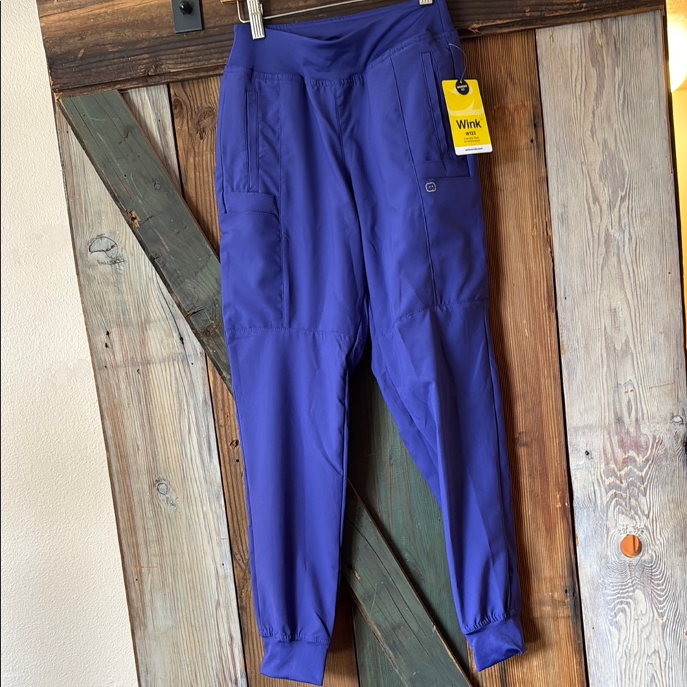Wink Scrubs Jogger Pants - Purple